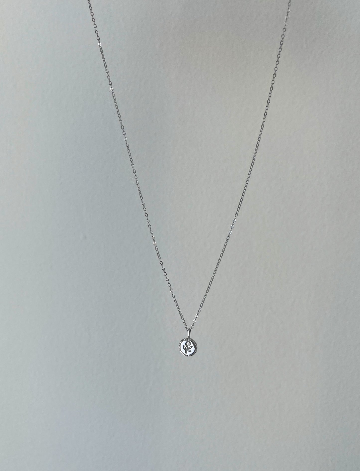 Silver Coin Necklace