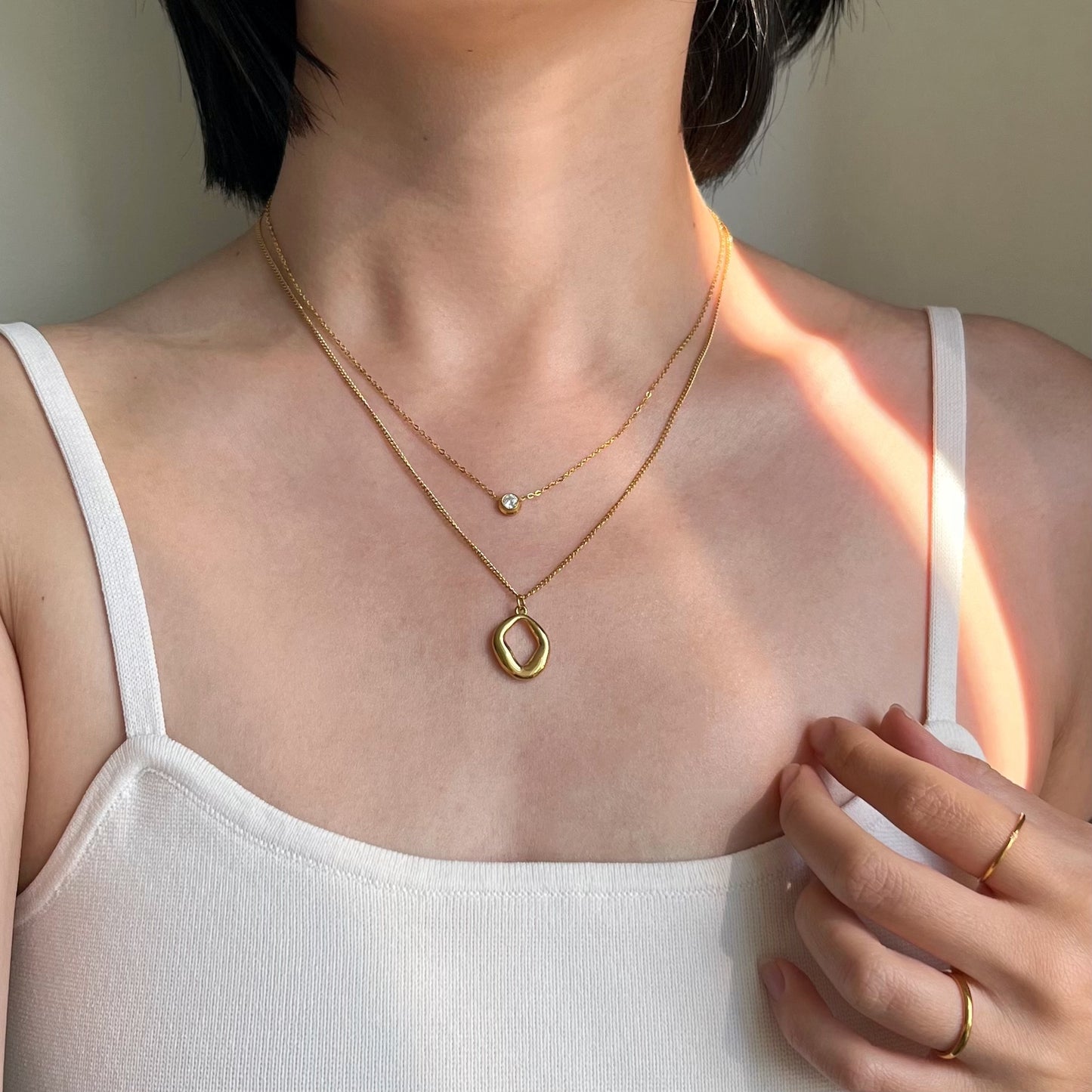 Open Circle Necklace