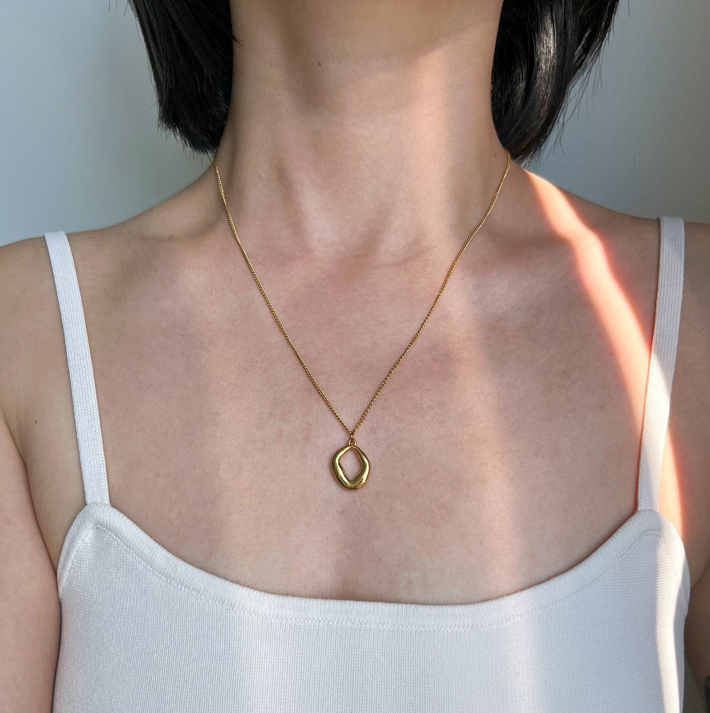 Open Circle Necklace