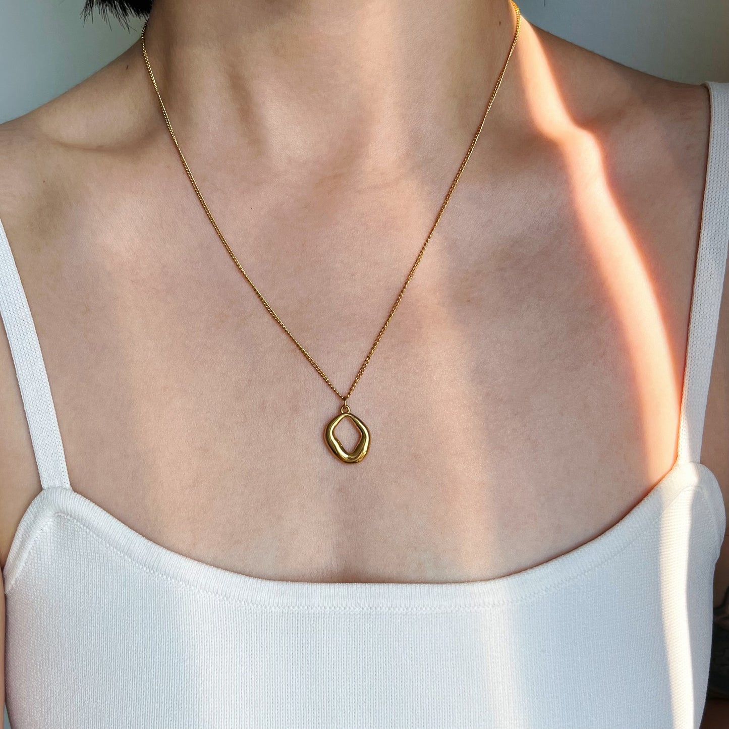 Open Circle Necklace