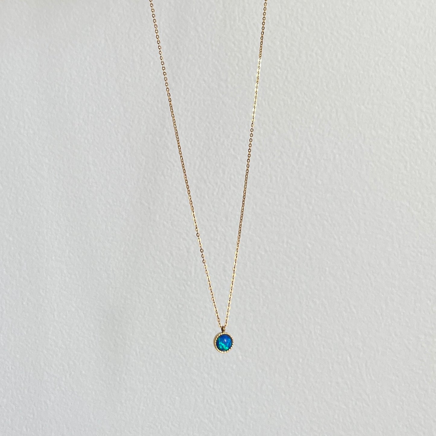 Blue Opal Necklace