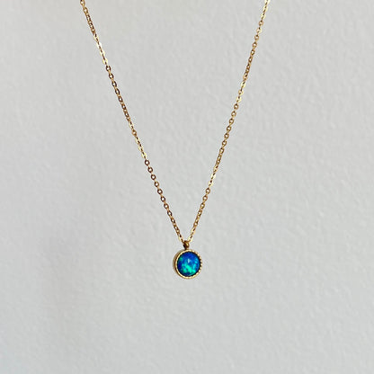 Blue Opal Necklace