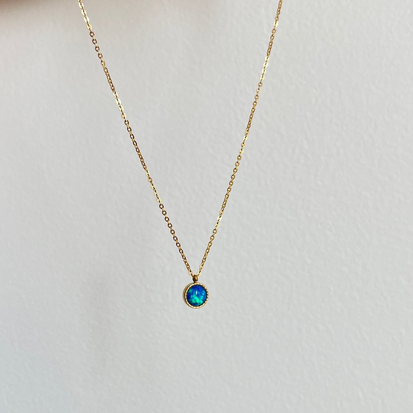 Blue Opal Necklace