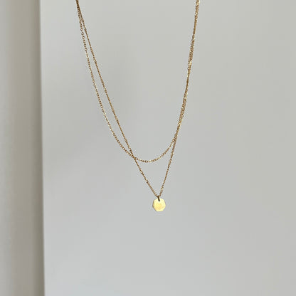 Gold Double Strand Necklace