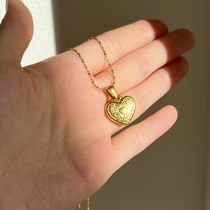 Puffy Heart Necklace