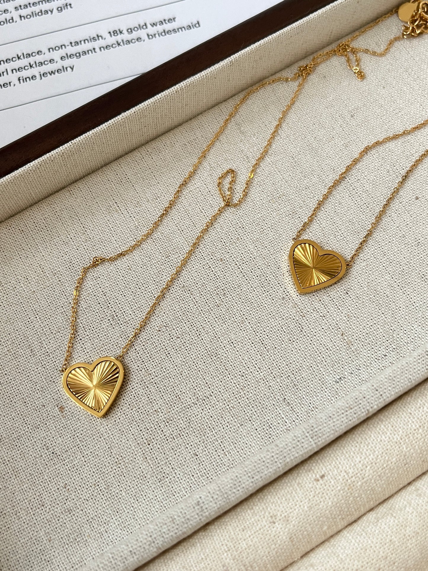 Sunbeam Heart Necklace