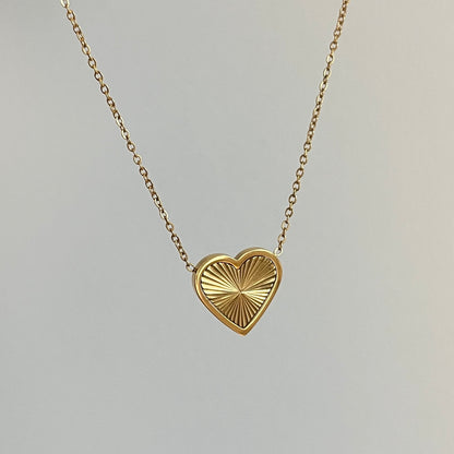 Sunbeam Heart Necklace