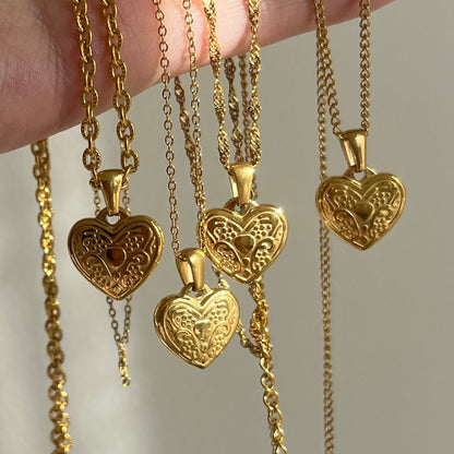 Puffy Heart Necklace