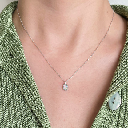 Opal Pendant Necklace