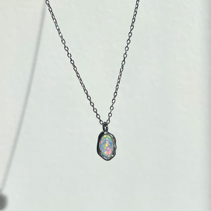 Opal Pendant Necklace