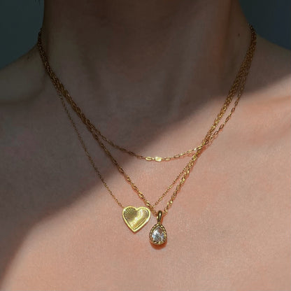 Sunbeam Heart Necklace