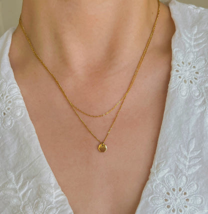 Gold Double Strand Necklace