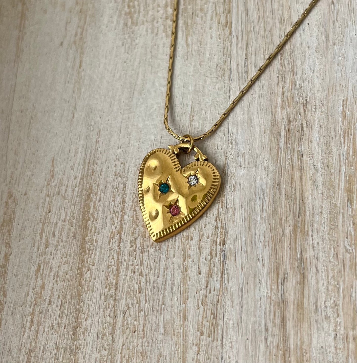 Heart Pendant 3 CZ