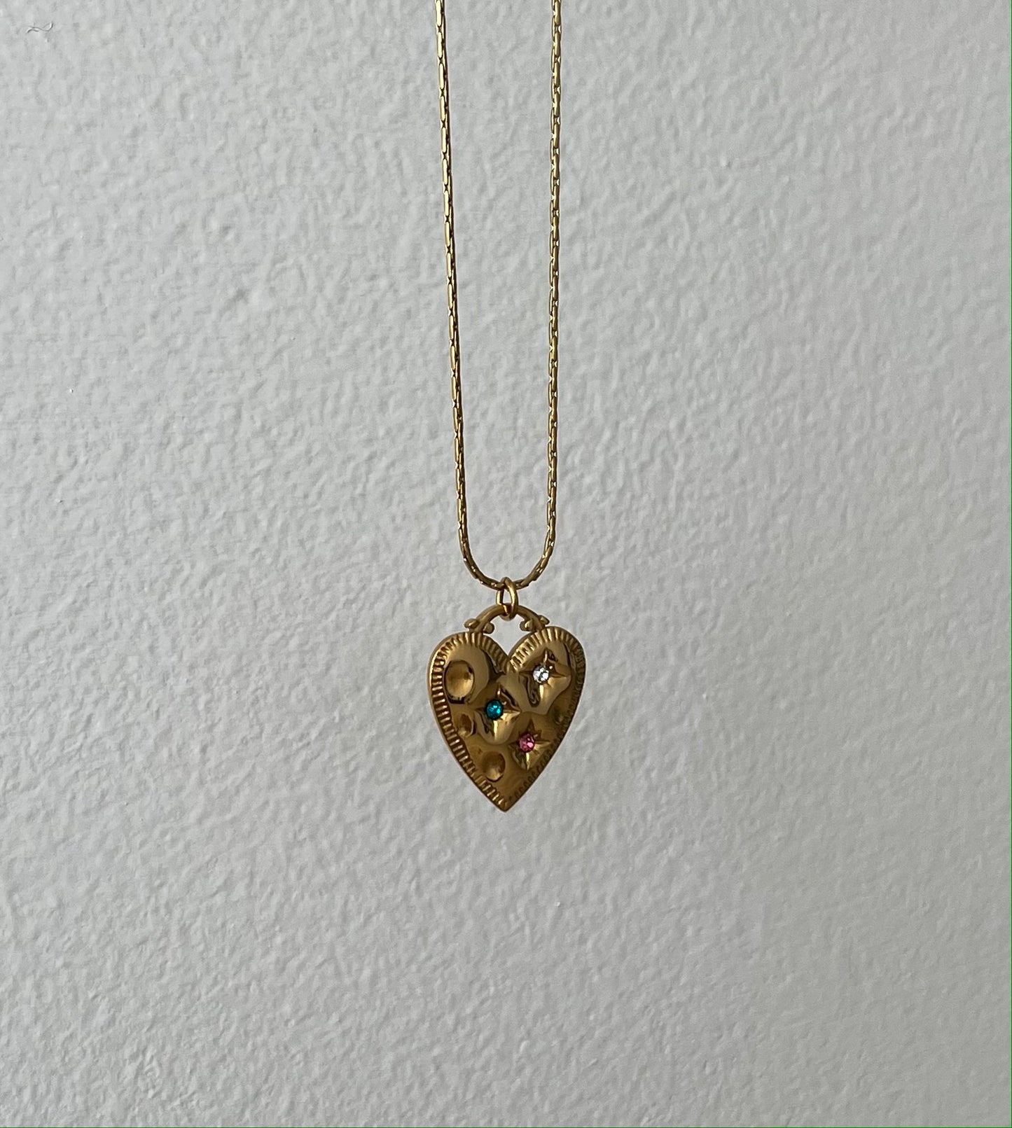 Heart Pendant 3 CZ