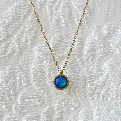 Blue Opal Necklace