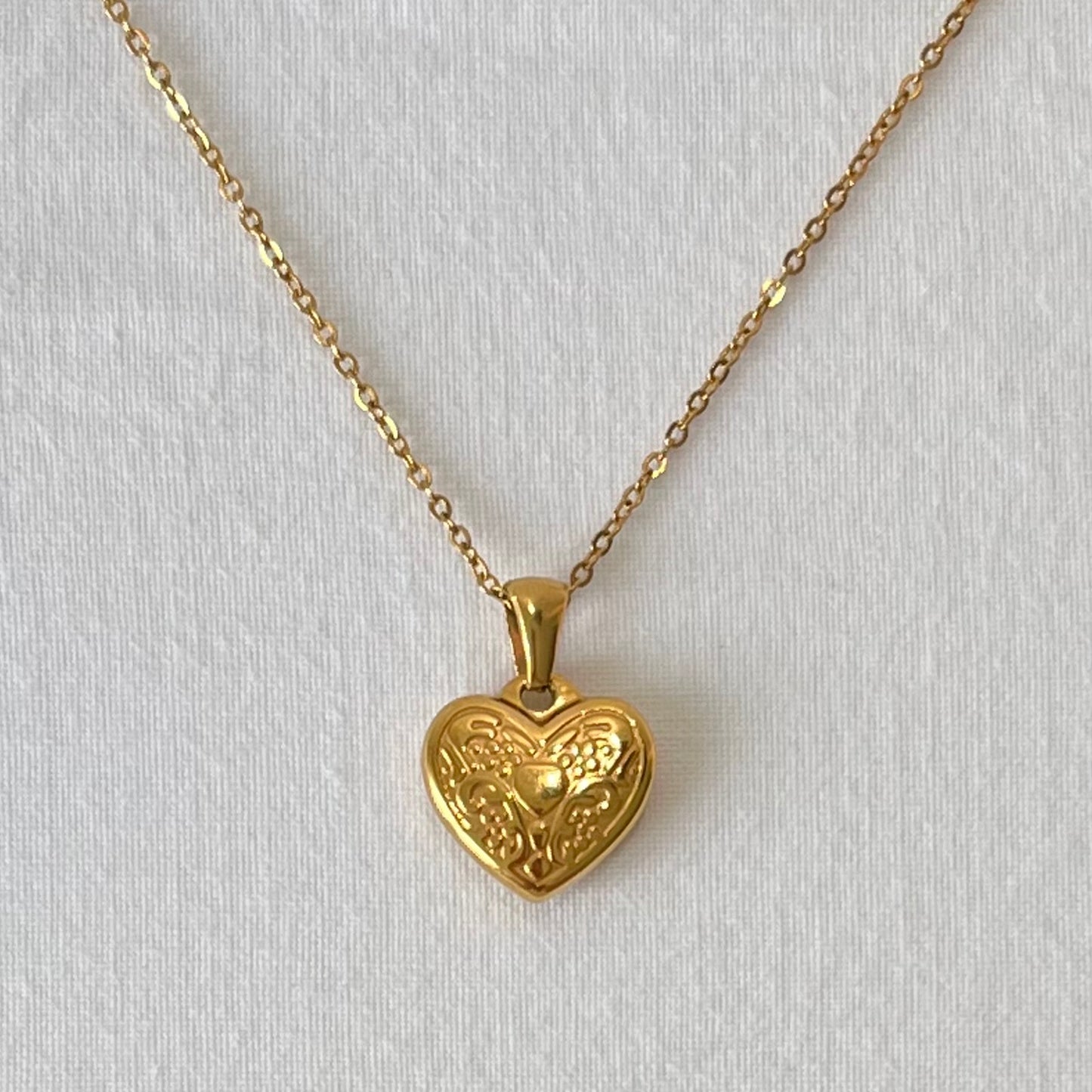 Puffy Heart Necklace