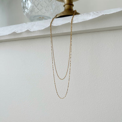 18k Gold Chain Set