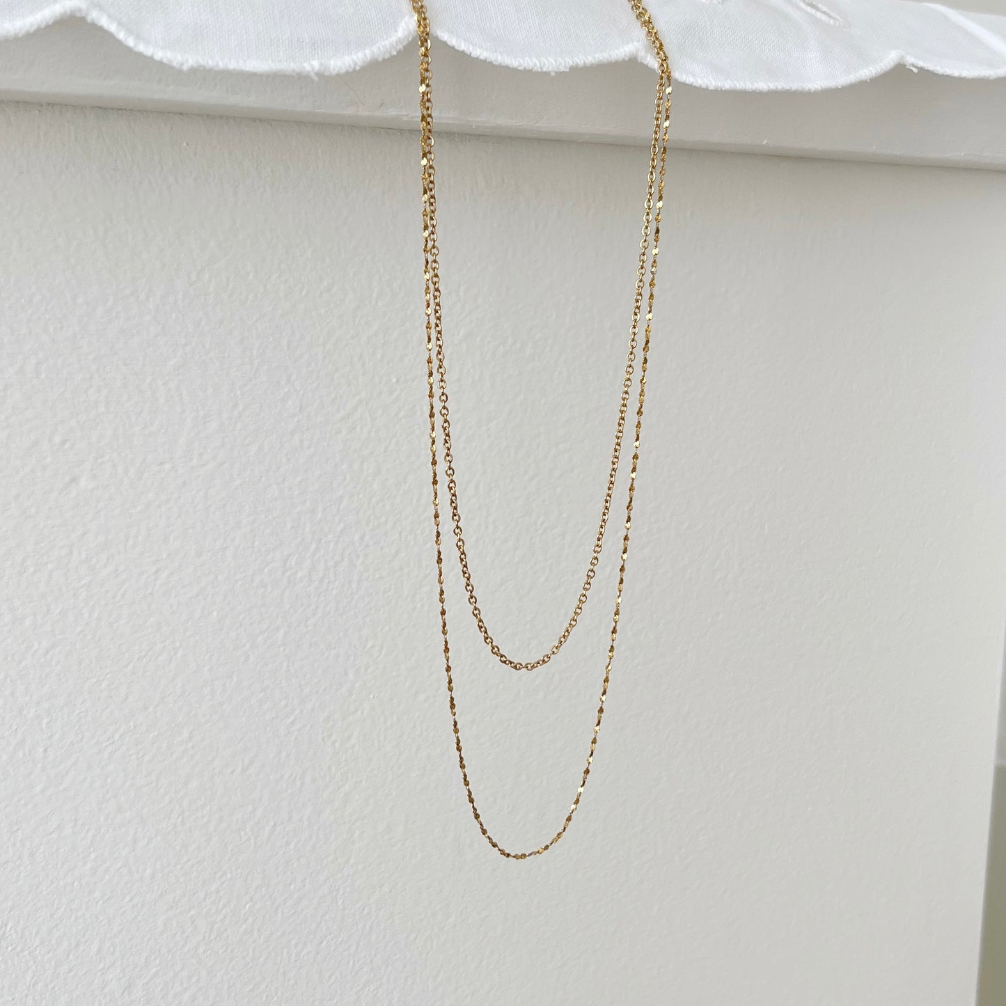 18k Gold Chain Set