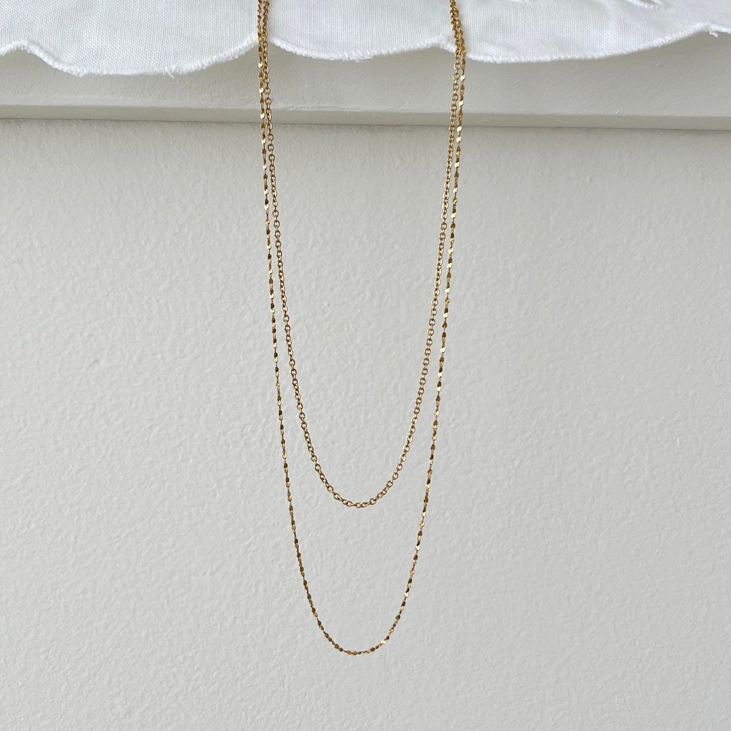 18k Gold Chain Set