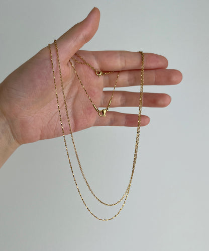 18k Gold Chain Set