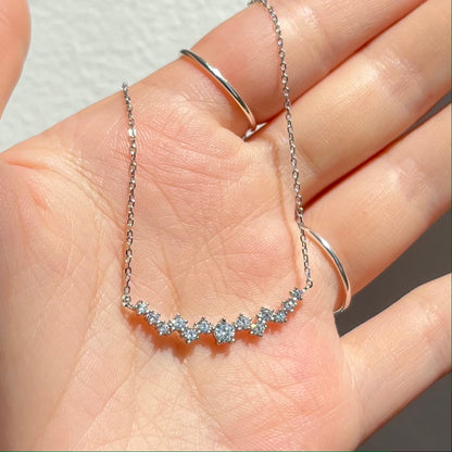 Diamond Cluster Necklace