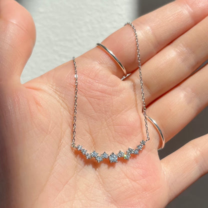 Diamond Cluster Necklace