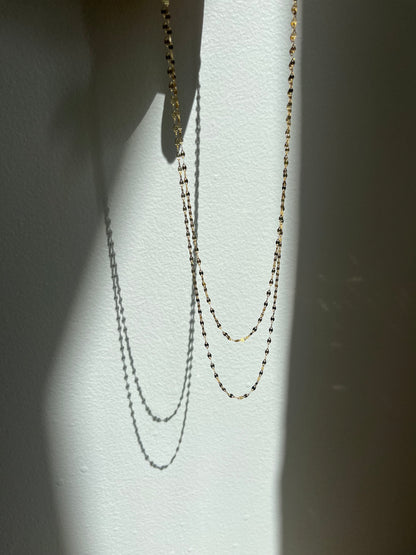 14k gold shimmer chain